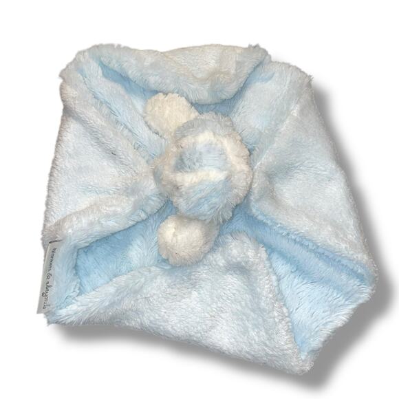 Blankets & Beyond Lovey Bear Rosette Swirls Security Blanket Plush Shower 15" - Picture 8 of 12